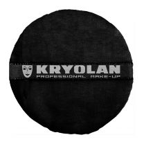 Kryolan Premium Powder Puff Black 10cm