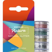 Pintura Natural Glitter Stacker 4 colors