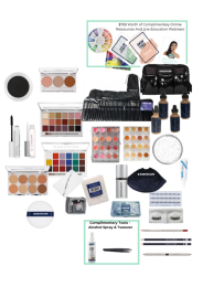 TAFE QLD Deluxe Cert III Student Makeup Kit