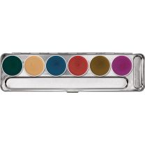 Kryolan Supracolor UV/IF 6 Palette