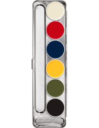 Kryolan Rubber Mask Grease Paint  6 Palette