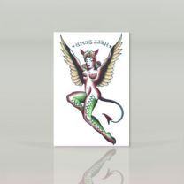 Tinsley Tattoo Vintage transfer - Hell Bomb