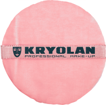 Kryolan Premium Powder Puff Pink 10cm