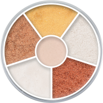 Kryolan 6 Colour Wheel Sparkle