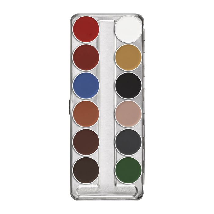 Kryolan Aquacolor Face Paint Palette