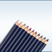 Makeup - eye pencils and lip pencils